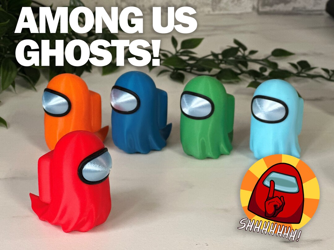 Among Us Ghost Crewmates Among Us Ghost Crewmate Figure - Etsy