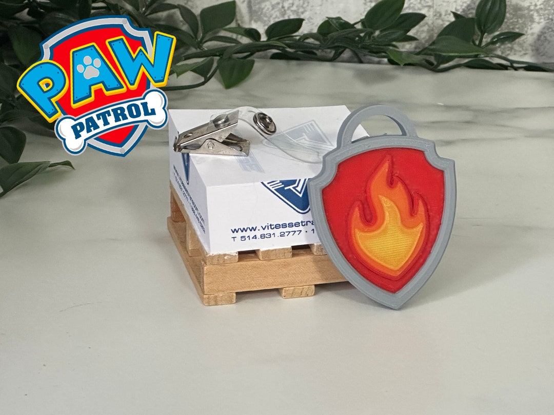 Paw Patrol Marshall Badge Paw Patrol Wearable Badge Paw - Etsy
