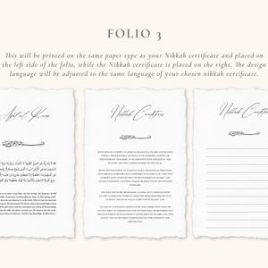 Minimaal Nikkah-certificaat | Dini Nikah Belgesi Akdi Hatira | Islamitisch huwelijkscontract Bruiloft moslim aandenken afbeelding 5