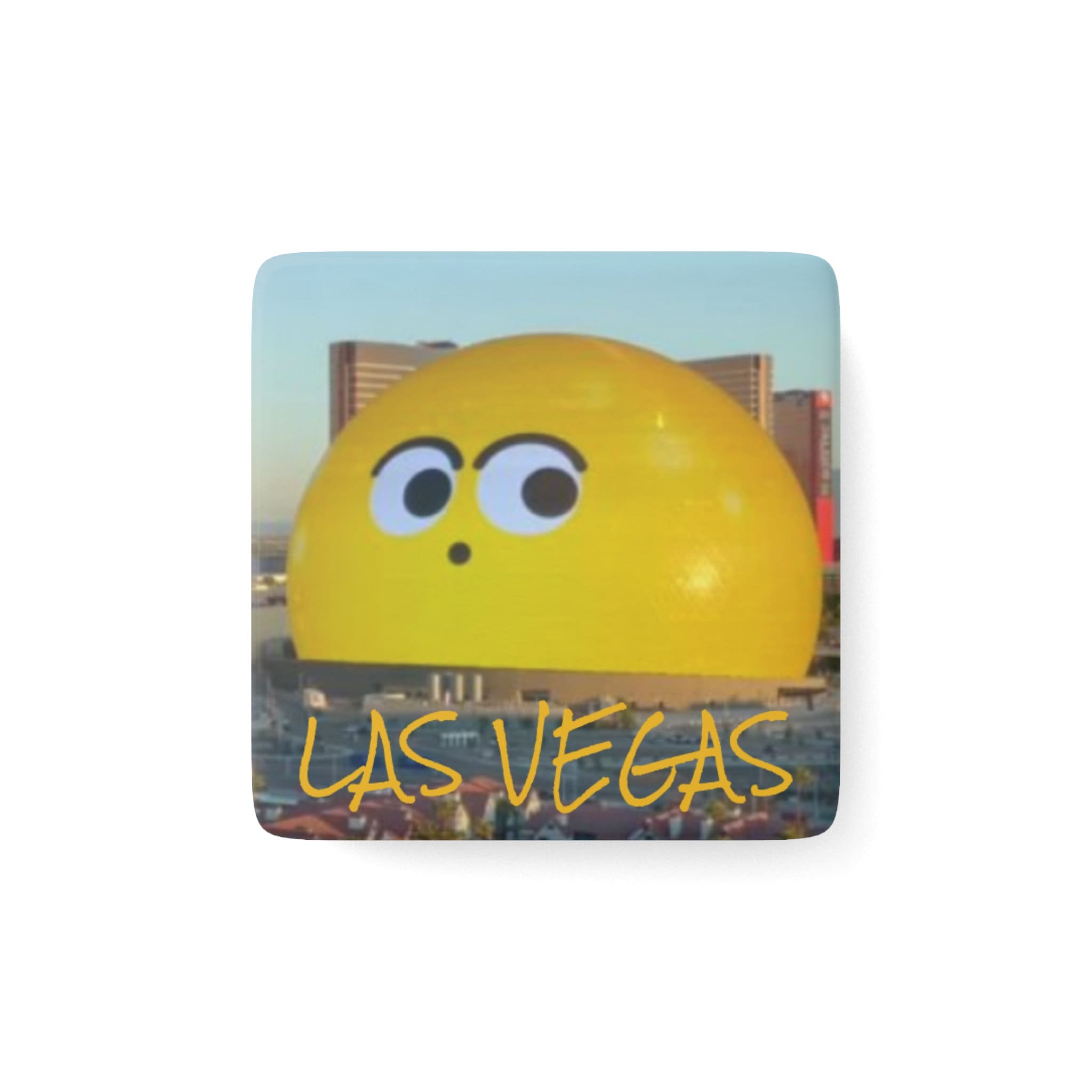 Llas Vegas Sphere Orbie Porcelain Magnet, Square - Etsy
