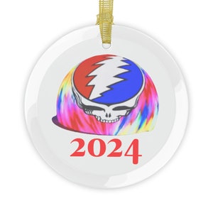 Adornos de cristal de Dead and Company de Las Vegas Sphere, Grateful Dead, Dead and Company, Dead and Co., Jerry García. Shakedown Street