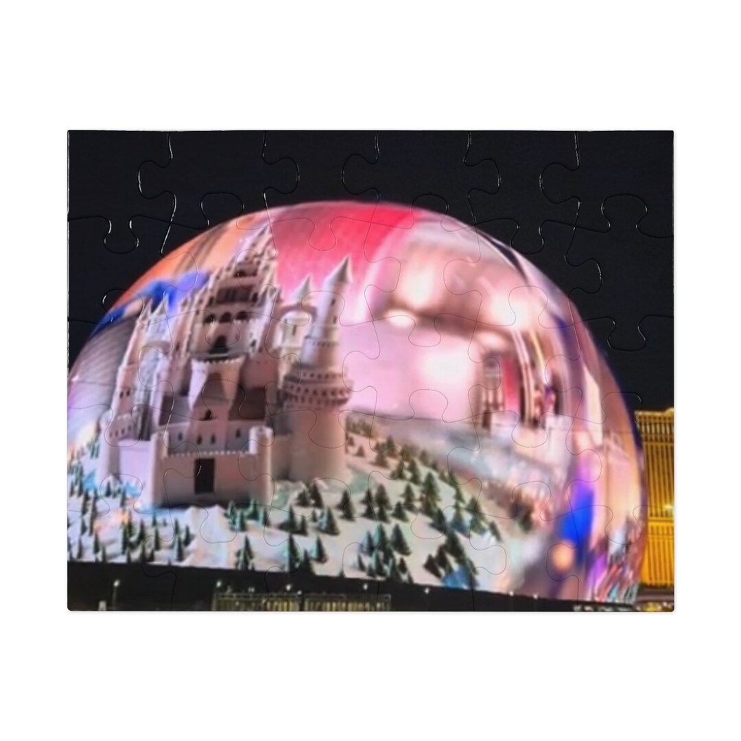 Las Vegas Sphere Snow Globe Jigsaw Puzzle 30 Piece Etsy