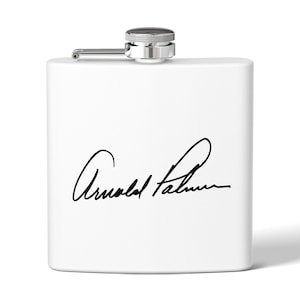 Golf Flask, Arnold Palmer Stainless Steel 6oz, Fairway Golfers Gift, Father&#39;s Day, Hip Flask for Men, Golfer Dad Present