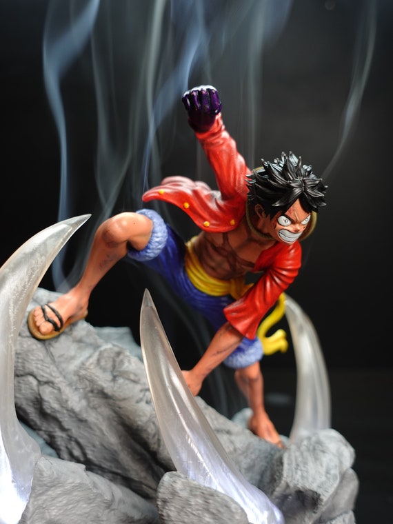 Monkey D. Luffy Gear Second: Action Figure and LED Incense Holder