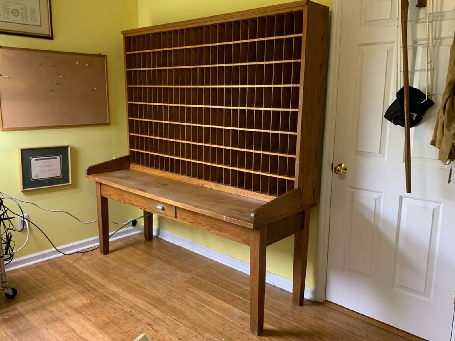 Vintage Dark Academia Post Office Mail Sorter Etsy