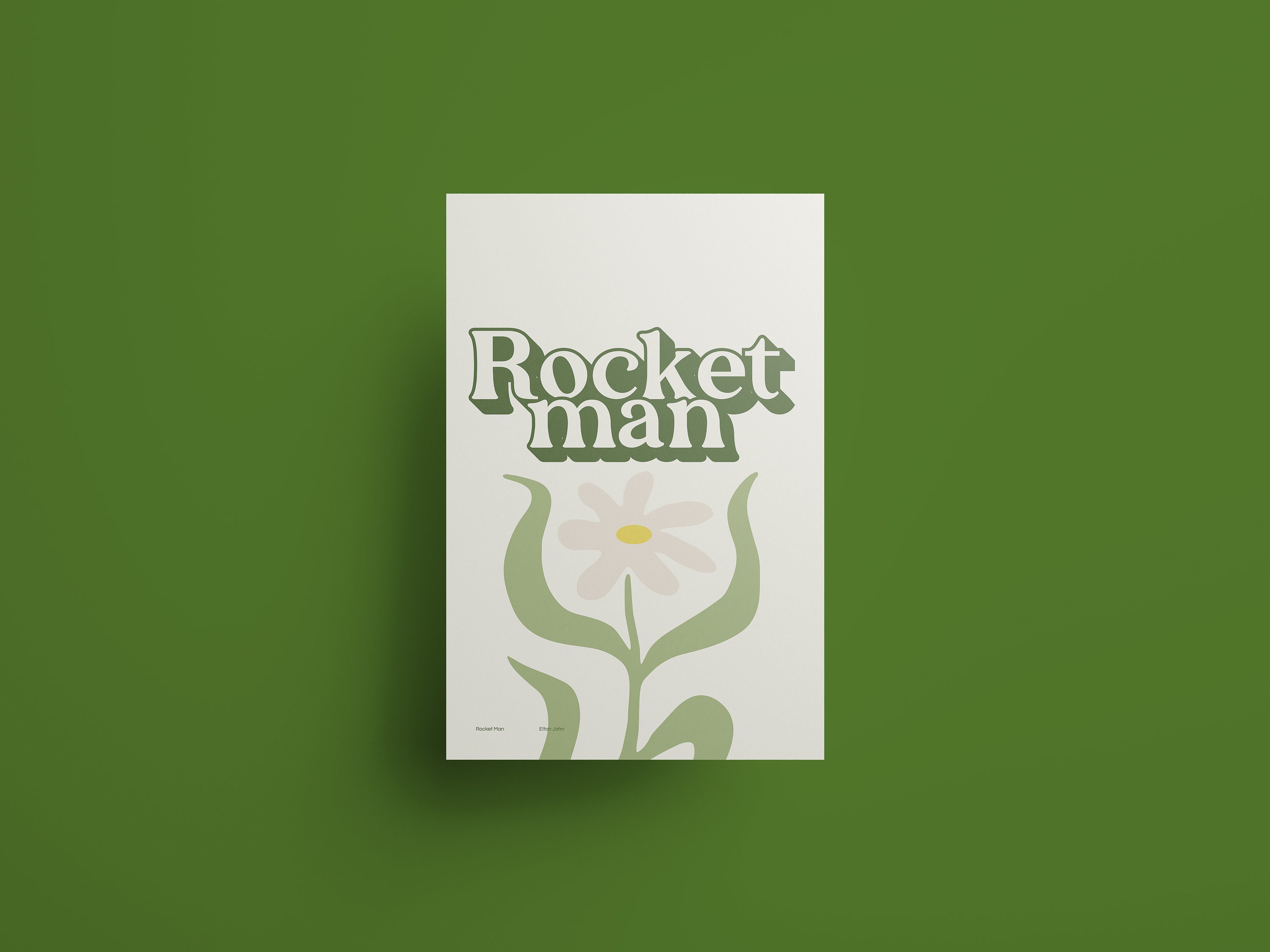 Elton John Rocket Man Rocket Man Lyrics Print Art Print A4 A3 A2 A1 A0