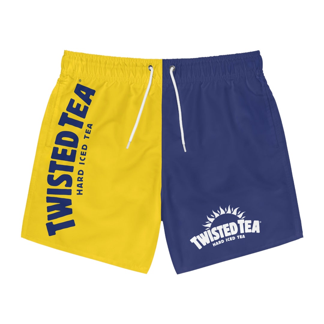 Twisted Tea Beer Swim Trunksshorts 5 Inseam Etsy