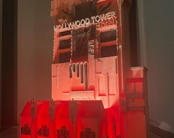 The Twilight Zone Tower of Terror LED diorama