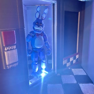 Five Nights at Freddy’s LED Security door Bonnie diorama