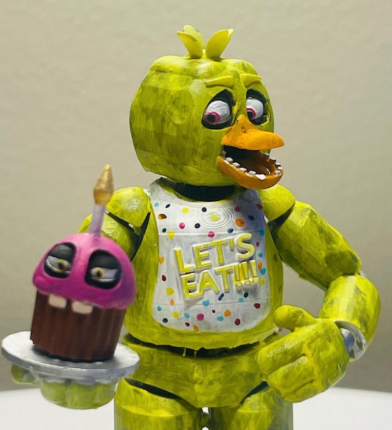 Five Nights at Freddy's, Chica Hand Painted Figure - Etsy