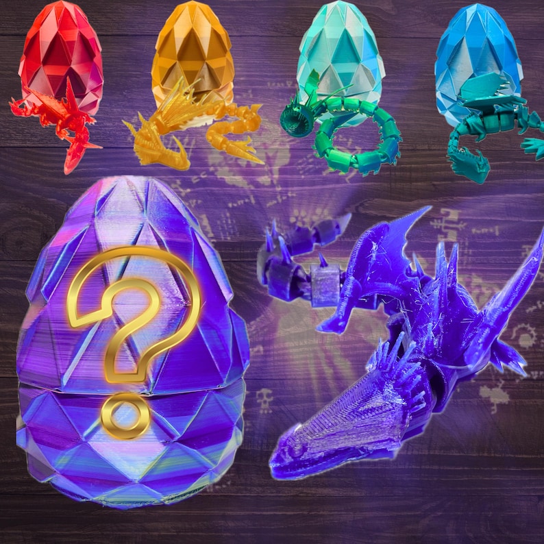 How to Train Your Dragon, 3D Mystery Articulated Dragon eggs image 1