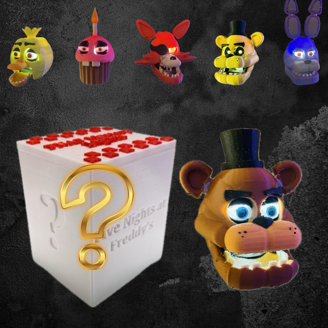 Five Nights at Freddy’s 3D Mystery LED Characters - Series 1 - Etsy UK