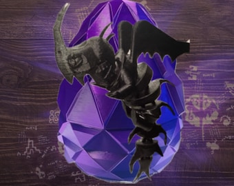 Cómo entrenar a tu dragón, figura articulada en 3D del dragón Terror Nocturno - Serie 2