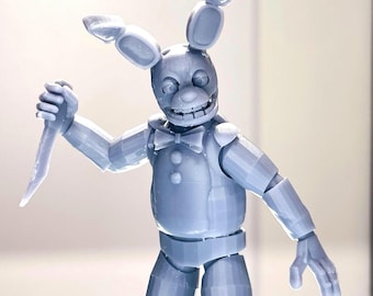 Five Nights at Freddy’s 2, unpainted Spring Bonnie figure