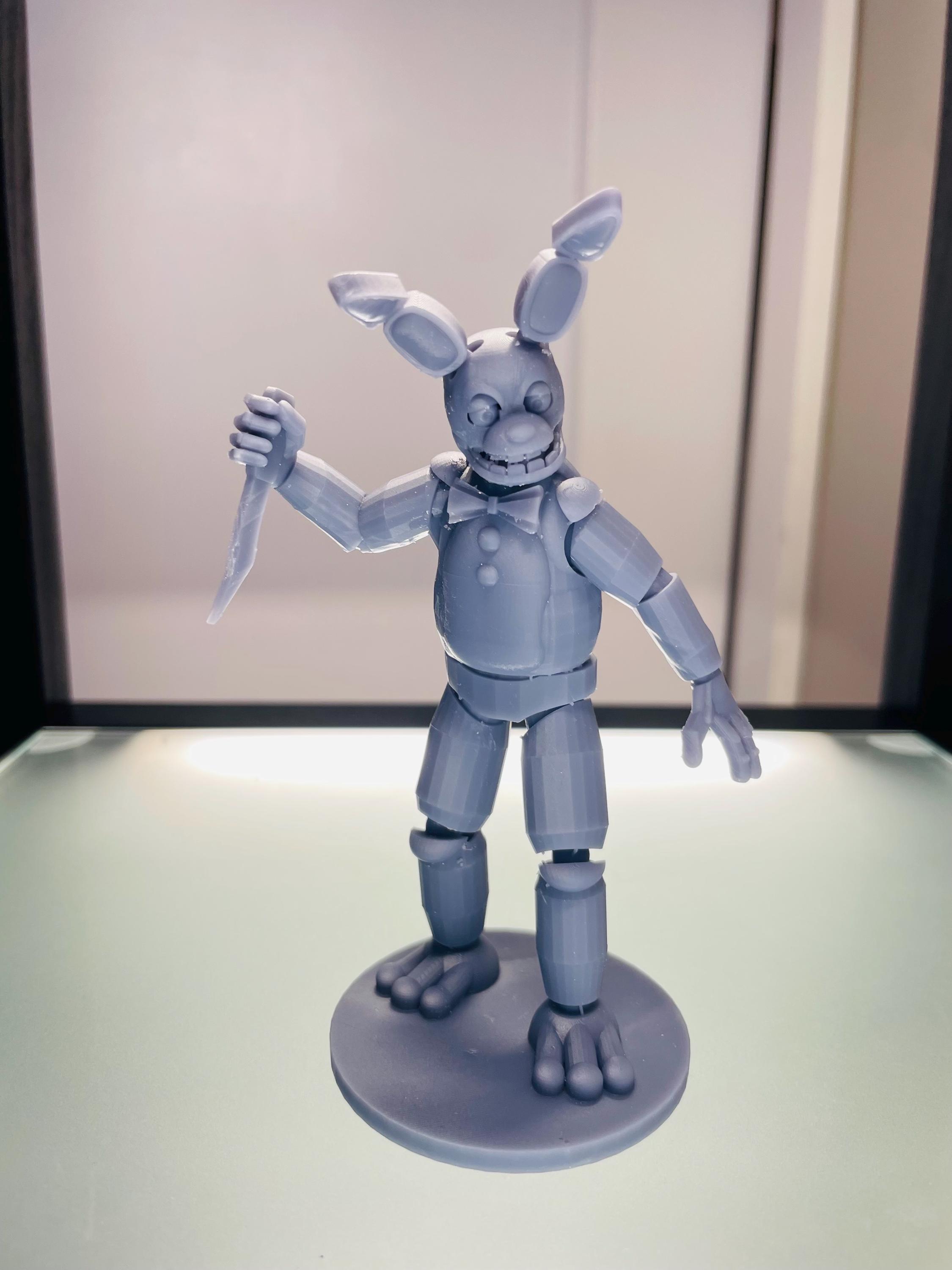 Five Nights at Freddy’s 2, Unpainted Spring Bonnie Figure - Etsy
