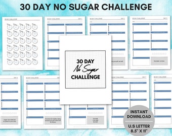 Desafio de 30 dias sem açúcar, Desafio de 30 dias sem açúcar, Plano de desintoxicação de açúcar, Alimentação saudável, Resolução de ano novo, Ano novo, novo você