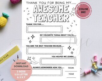 Tarjeta de agradecimiento al maestro, maestro de agradecimiento, idea de regalo para maestros, regalo personalizado de agradecimiento al maestro, regalo de agradecimiento para maestros