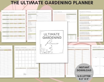 Ultimate Gardening Planner, Plant Records, Garden Logbook