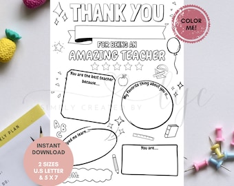 Tarjeta de agradecimiento al maestro, maestro de agradecimiento, idea de regalo para maestros, regalo personalizado de agradecimiento al maestro, regalo de agradecimiento para maestros