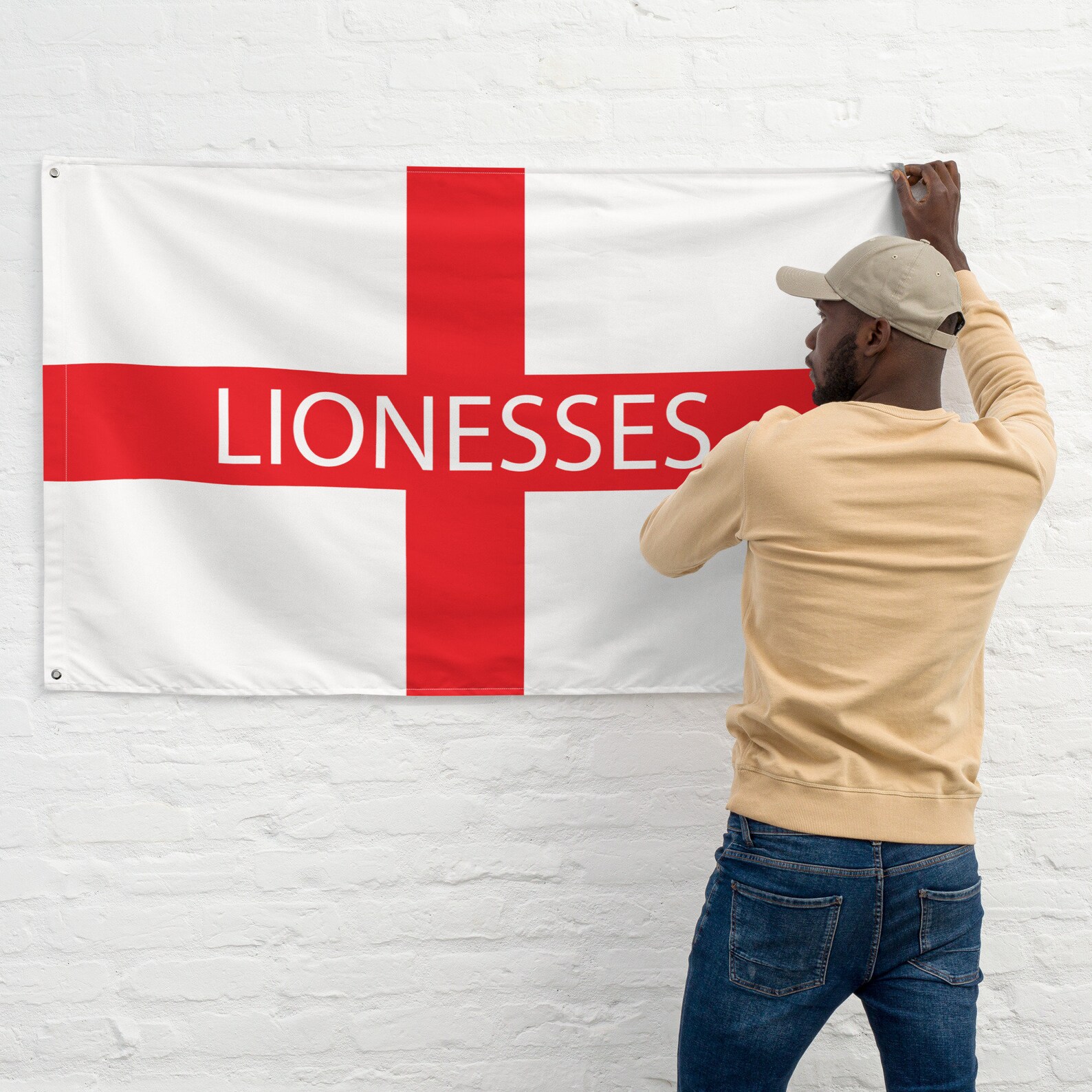 England Women's Lionesses Flag Etsy