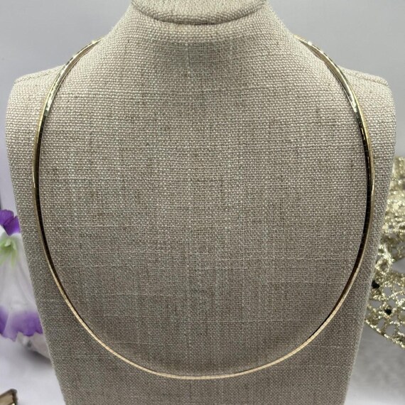 14k Two-Tone 17'' Omega Chain