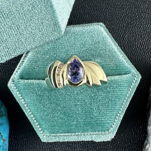14K Yellow Gold Tanzanite Ring