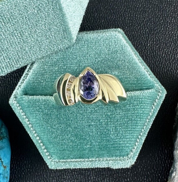 14K Yellow Gold Tanzanite Ring