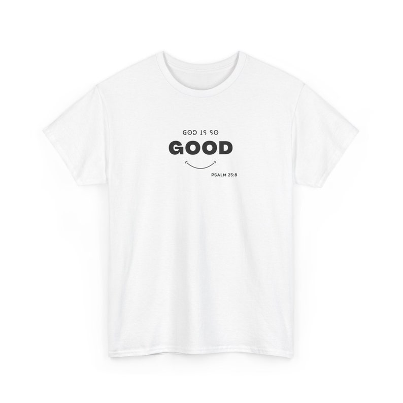 Ropa de mujer unisex, camiseta cristiana exótica, simple de la iglesia, camiseta de Dios es bueno, ropa inspirada en el Espíritu Santo, ropa para cada temporada, imagen 5