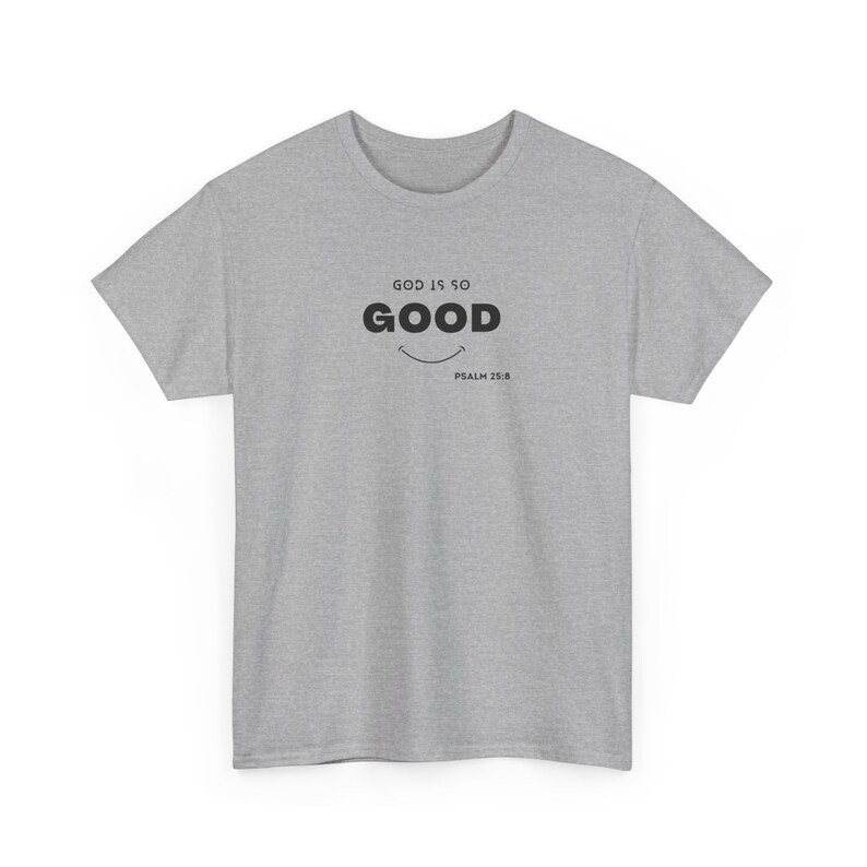 Ropa de mujer unisex, camiseta cristiana exótica, simple de la iglesia, camiseta de Dios es bueno, ropa inspirada en el Espíritu Santo, ropa para cada temporada, imagen 8