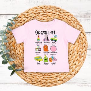 God Says I am Tee || Girls || Ms. Rachel || Toddler