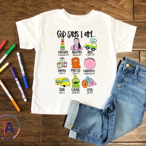 God Says I Am Ms. Rachel Tee || Youth Tee || Kids tee|| infant|| Ms. Rachel