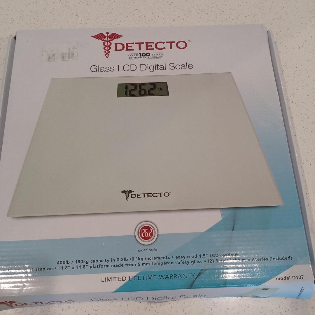 Detecto Glass LCD Digital Scale - Etsy