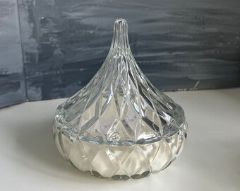 Glass Candle Scented Candles Vintage Glass Candy Dish Gifts for Women Best Friend Gifts