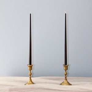 Black Table Decor Candle stick Wedding Gift Dripless Candle Home Decor