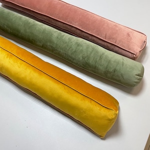 Door draft stopper Custom size Noise door stopper Rectangle/ Triangle/ Circle/ Square shapes Velvet door draft stopper