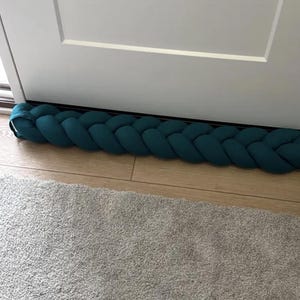 Braided Door Barrier draft stopper Door Guard  Noise Barrier
