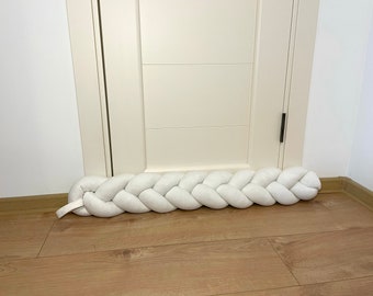 Braided Door Barrier draft stopper Door Guard  Noise Barrier