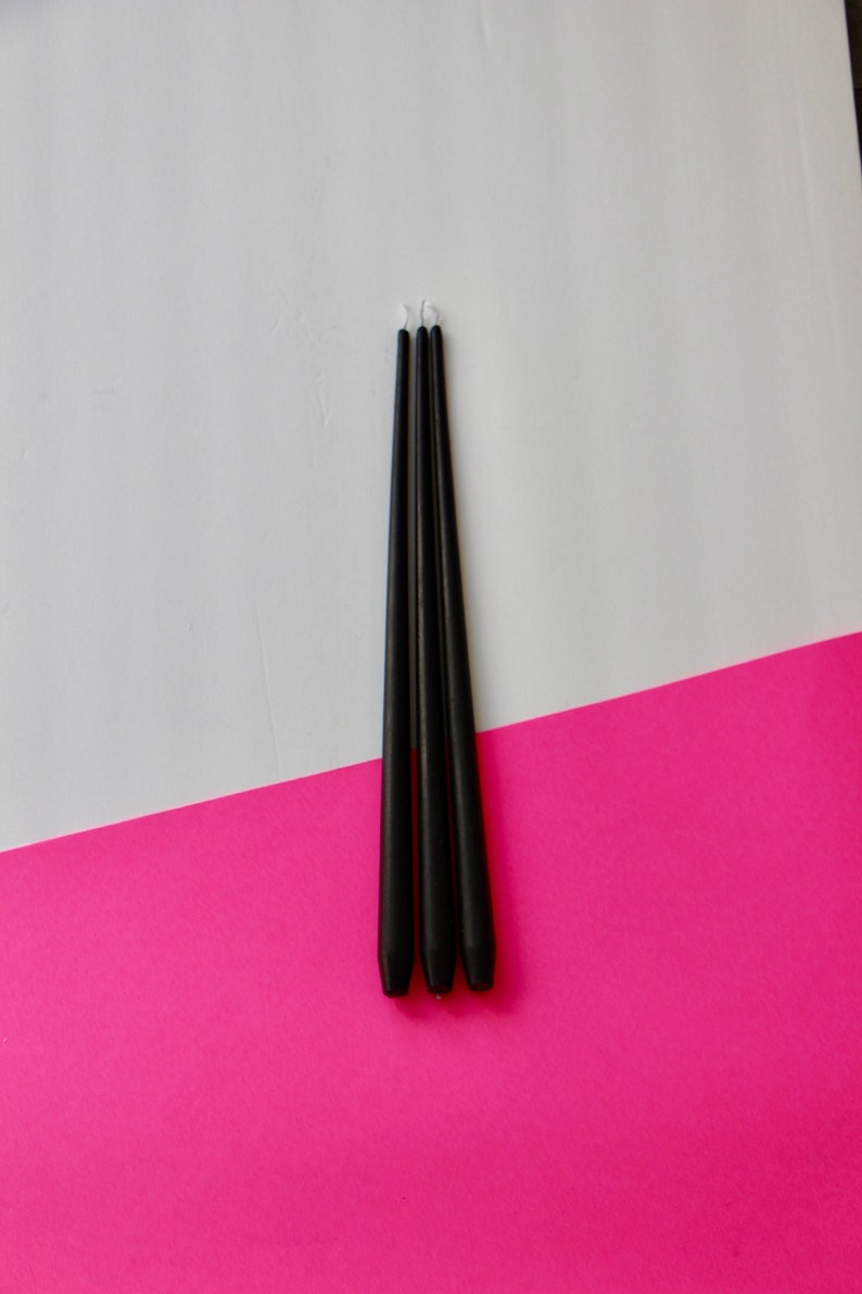 Colored Taper Beeswax Dripless Candles Candlesticks Pastel Color