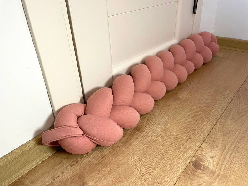 Braided Door Barrier draft stopper Door Guard Noise Barrier image 3