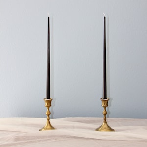 Colored Taper Beeswax Dripless Candles Candlesticks Pastel color Handmade image 10