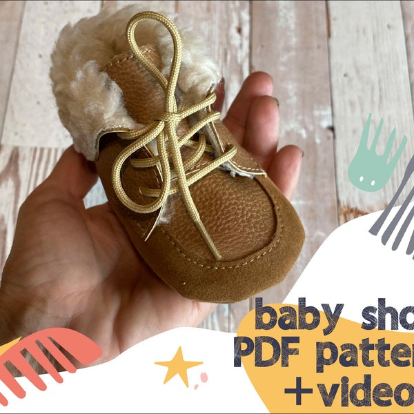 ZEBRA baby shoe- PDF pattern - sewing instructions video -  zapato de bebé - patrones en PDF - video con instrucciones de costura