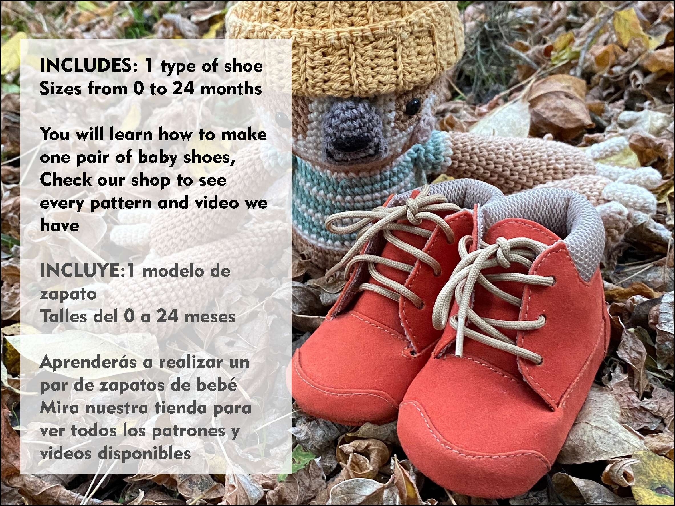 RAINBOW Baby Shoe PDF Pattern Sewing Instructions Video Baby Shoe PDF ...