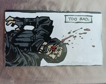 Martwy żołnierz "Too Bad" Punisher komiksowy magnes