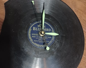 78 rpm Record Clock