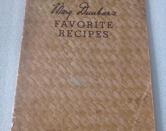 Mary Dunbar's Favorite Recipes
