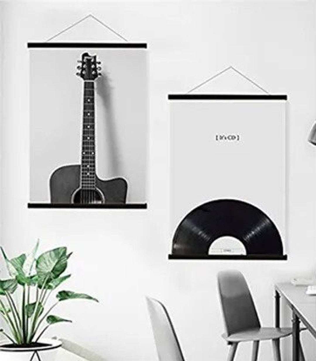 DIY Wooden Poster Frame Teak Pine Photo Hangers Etsy