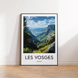 Vosges Poster, Vosges Art Print, Vosges France, Vosges Gift, Vintage Travel Poster, France Poster