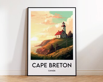 Cape Breton Island, Cape Breton National Park poster, Cape Breton print, Cape Breton gift, Cape Breton wall art, Cape Breton Canada