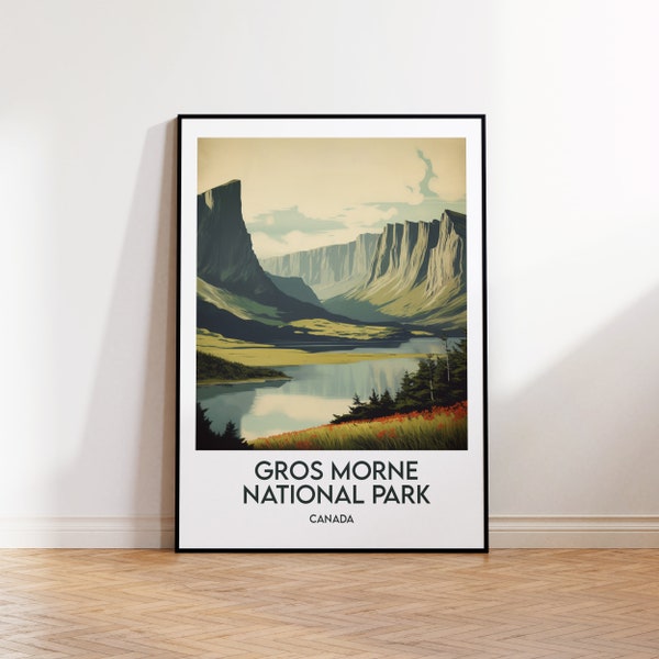 Gros Morne National Park, Gros Morne poster, Gros Morne print, Gros Morne gift, Gros Morne wall art, Gros Morne Canada