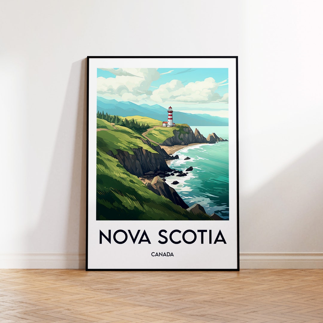 Nova Scotia poster, Nova Scotia print, Nova Scotia gift, Nova Scotia